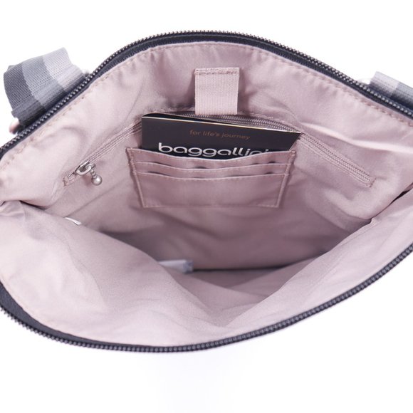 Baggallini Fine Line Slim Crossbody Bagg Purse NEW - Picture 6 of 8
